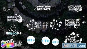 This is an apple motion titles template created with the final cut x user in mind. Videohive 2d Cartoon Lyric Titles Fcpx 24350664 Free
