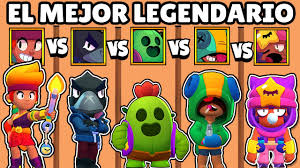 Funny moments, fails, clutch/epic gameplay) email: Cual Es El Mejor Brawler Legendario Amber Vs Spike Vs Crow Vs Leon Vs Sandy Brawl Stars Youtube