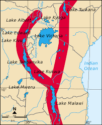 Lake tanganyika is arguably the most beautiful great lake in africa, formed in the great african rift valley, with long, deserted beaches of silver sand backed by tropical forest on blue mountain ridges down which lacy waterfalls cascade hundreds of meters through lush ravines. List Of Lakes Of Tanzania Wikipedia