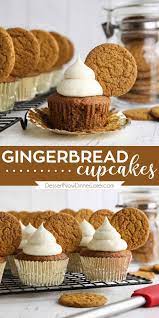 Gingerbread Cupcakes Dessert Now Dinner Later Dessert Recipes Fun Desserts Desserts
