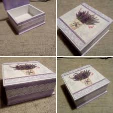 Handmade By Me D Decoupage Dekupaz Creative Lavanda Lavender Lila Violet Decoration Beograd Vlasotince Srbija Decorative Boxes Decoupage Decor