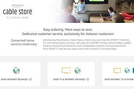 Comcast To Sell Cable Internet Service Through Amazon Comcast Xfinity Internet Phone Phone Service