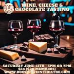 Wine, Cheese & Chocolate at the Speakeasy