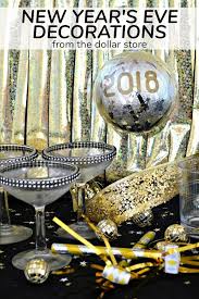 Dollar Store New Year S Eve Decorations Mad In Crafts New Years Eve Decorations Dollar Stores New Year S Eve Crafts