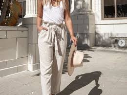 2019 Yaz Keten Pantolon Modelleri Pantolon Moda Trendler