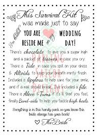 Bridesmaid Survival Kit Poem Black And By Darlingsailordesigns 3 00 Bridesmaid Survival Kit Wedding Survival Kits Bridesmaid Diy