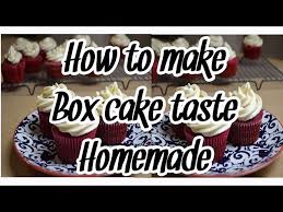 Preheat your oven to 350 degrees. How To Make A Box Cake Taste Homemade Red Velvet Boxed Cake Mix Hack Youtube