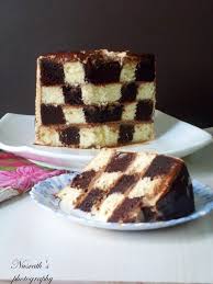 Checker Board Cake Chocolate Ganache Whipped Coffee Cream Frosting Chocolate And Vanilla Cake Eggless Baking No Bake Cake