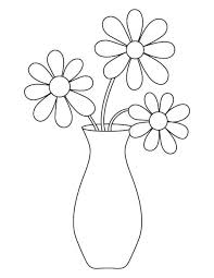 Theoretically its mission is to store brutally torn dead flowers, but with time it started. 59 Ideas Flowers Vase Drawing Coloring Pages