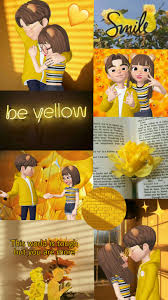 Shop by subject, style, room, best sellers & more. Zepeto Couple Yellow Wallpaper Aesthetic Image By Dani