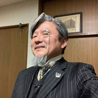 歌人・北夙川不可止さん（AI 生成）
