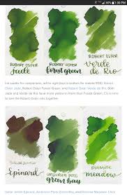 Ink Review 260 Robert Oster Forest Green Mountain Of Ink Forest Green Green Fountain Pen Ink