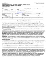 Effective july 1, 2019 business entity licenses will no longer be perpetual and will be. State Of California Department Of Insurance Application To Insurance Ca Fill Out And Sign Printable Pdf Template Signnow