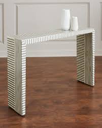 Interlude Home Farrah Bone Inlay Console Table Bone Inlay Furniture Inlay Furniture Diy Furniture