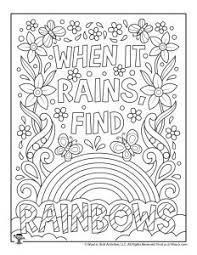 A few boxes of crayons and a variety of coloring and activity pages can help keep kids from getting restless while thanksgiving dinner is cooking. Positive Sayings Adult Coloring Pages Woo Jr Kids Activities Children S Publishing