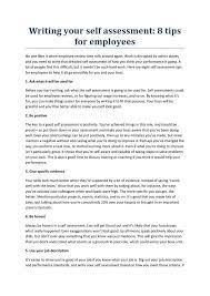 Writing Your Self Assessment Tip By Holymoleyjobs Uk Jobs No One Likes It When Employee Review Time Self Assessment Self Evaluation Employee Self Evaluation