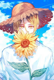 Anime boy yellow eyes brown hair pictures images photos photobucket. Violett On Twitter Yellow Boys Anime Kawaii Aesthetic Yellow Animeboy Cute Sun Cuteboys Illustration