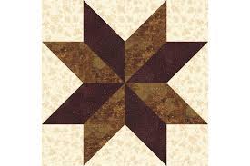 Printing free quilting templates and patterns. Sarah S Choice Easy Star Block Quilt Pattern