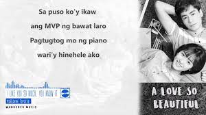 Tagalog A Love So Beautiful Ost By Marianne Topacio Cover Lyrics Youtube A Love So Beautiful Beautiful Songs Lyrics To Learn