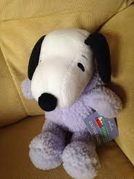 Snoopy Plush Hallmark Peanut Easter Purple Bunny Costume Stuffed Animal Toy Purple Bunny Pet Toys Snoopy