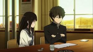 chitanda houtarou hyouka hyouka kawaii anime anime