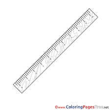 You are viewing some ruler sheet sketch templates click on a template to sketch over it and color it in and share with your family and friends. Ruler For Kids Printable School Colouring Page