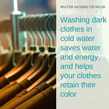It has been demonstrated that using hot water for your laundry will set you back $265 per year, consuming 4.5 kilowatts per load at 68 cents. Washing Dark Clothes In Cold Water Saves Water And Energy And Helps Your Clothes Retain Their Color Watersavingtip Watersaving Savewater Saveearth Clothes Water Waterconservation Watersolutions Snapwidget