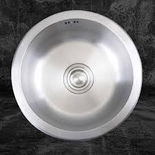 Your drop in sink can be a stainless steel or granite sink. Kitchen Sinks Kitchen Sink Round Small Sink 304 Stainless Steel Sink Overflow Prevention Integrated Molding Restaurant Sink Bar Sink Kitchen Supplies Color Silver Size 28 6 14cm Buy Online At