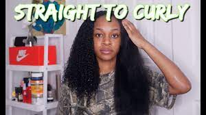 Brittle, dry, or damaged hair; Watch My Hair Revert Straight To Curly Using Fresh Aloe Vera And Coconut Oil For Curl Hydration Youtube