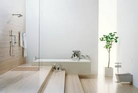 Modern white meets warm wood in this finnish apartment. The Modern Japanese Bathroom