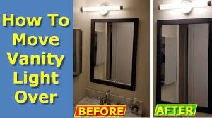 We did not find results for: How To Move Off Center Vanity Light Over On Bathroom Wall Youtube