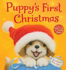 I think wolf loves christmas! Puppy S First Christmas Smallman Steve Edgson Alison Amazon Co Uk Books