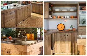 Diy kitchen cabinets out of pallets. Entire Modern Kitchen Made Out Of Pallets 1001 Pallets