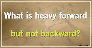 What Is Heavy Forward But Not Backward