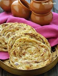 Kerala Parota Flaky Kerala Paratha Recipe Recipe Paratha Recipes Indian Bread Indian Food Recipes