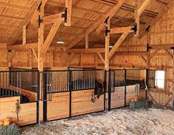 Hammer Trusses Sand Creek Post Beam Barn Stables Dream Barn Barn Stalls