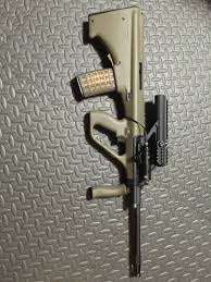 Steyr Aug A3m1 20 Model W Surefire Scout Light Pewpewlife Steyr Aug Door Handles Surefire Steyr