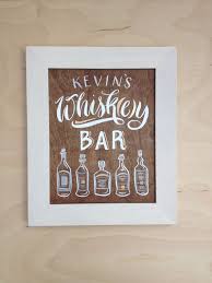 Click here to find the best bars on bourbon street! Hand Painted Whiskey Or Bourbon Bar Sign On Walnut 8x10 Framed In White Frame With Metallic Gold Whiskey Bar Bourbon Bar Whiskey Bar Wedding