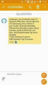 Maybe you would like to learn more about one of these? Pt Kiyokuni Indonesia Suryacipta Loker Email