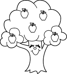 Awesome Funny Apple Tree Coloring Page Tree Coloring Page Apple Coloring Pages Emoji Coloring Pages