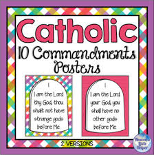 You are going to know your audience best, so be sure to be sensitive to them and the lord leading as. Free Printable Catholic 10 Commandments