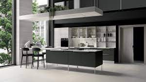 Cucina Moderna Chantal02 Febal Casa Sostegno Bold Per Isole Pensili E Basi Cucina Grigia Cucina Nera Idee Per La Cucina