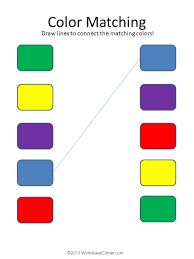 Matching Worksheets Color Matching Worksheets Color Matching Preschool Preschool Worksheets Kindergarten Worksheets
