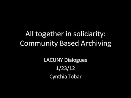 Cynthia Tobar presentations