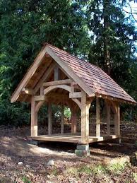 Massivholzturm Mit Abstand Zum Boden Cio Dekoration Holzrahmen Hintergarten Pavillon Ideen