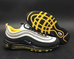 How To Buy Nike Air Max 97 Black White Yellow Nike Air Max Nike Air Max 97 Trendy Sneakers