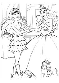 Disegno di barbie principessa da stampare gratis e da colorare nel 2020 disegni da colorare principesse barbie. Foto Di Barbie Da Colorare