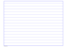 This blank paper contains ruled lines for notations line normal lined… Printable Paper Download Lined Landscape Free Pdf Download