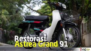 Ada juga yang bilang stoplampnya seperti pantat monyet, tambahnya. Slideshow Honda Astrea Grand 91 Hasil Restorasi Youtube