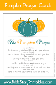 Pumpkin Prayer Printable Christian Halloween Fall Festival Games Church Fall Festival